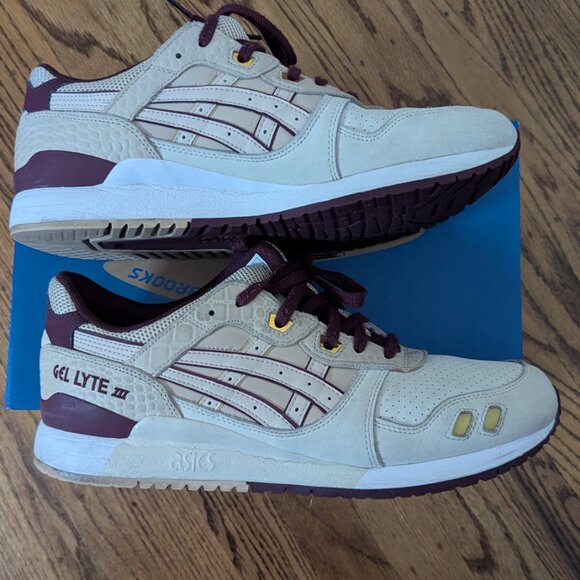 Asics Gel Lyte III Birch/Beige sz 11 US Mens - Picture 3 of 7